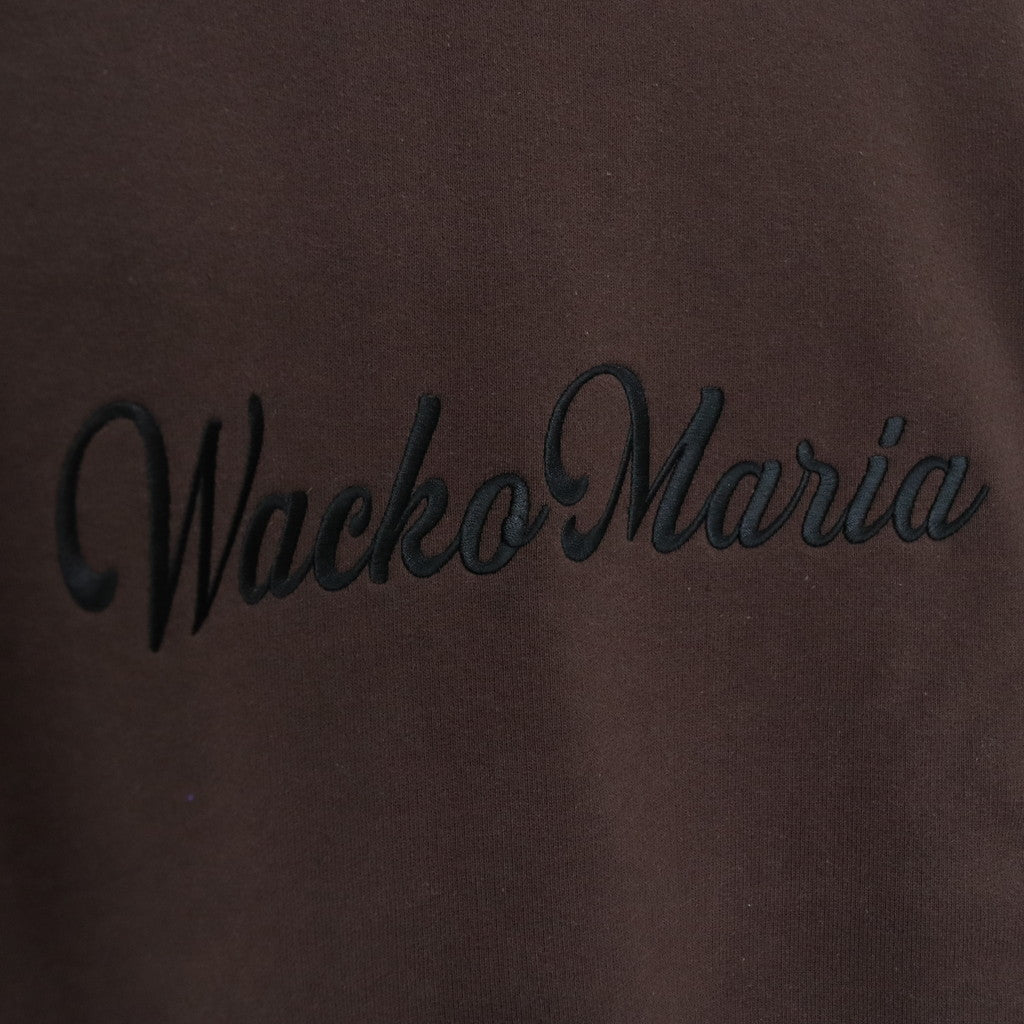 HEAVY WEIGHT CREW NECK SWEAT SHIRT -TYPE 1- #BROWN [23FW-WMC-SS02]