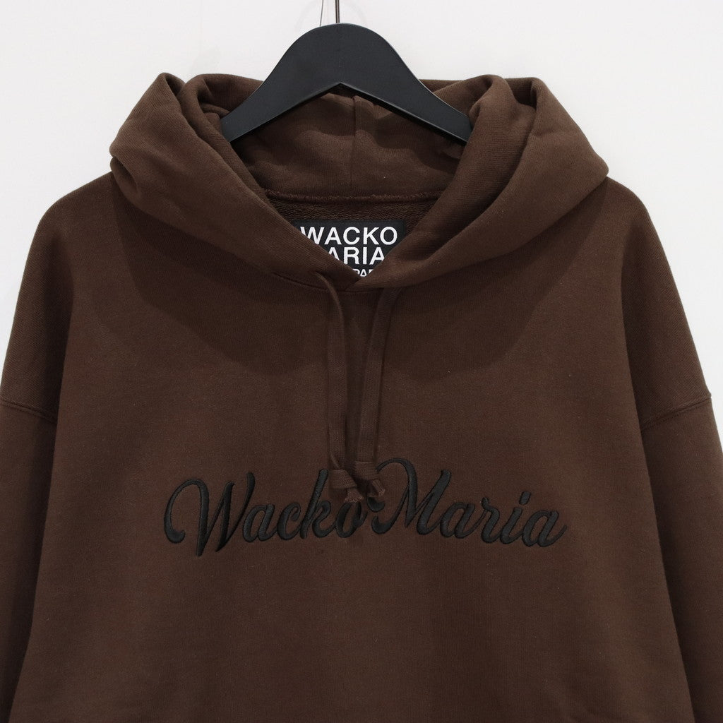 HEAVY WEIGHT PULLOVER HOODED SWEAT SHIRT -TYPE 1- #BROWN [23FW-WMC-SS01]