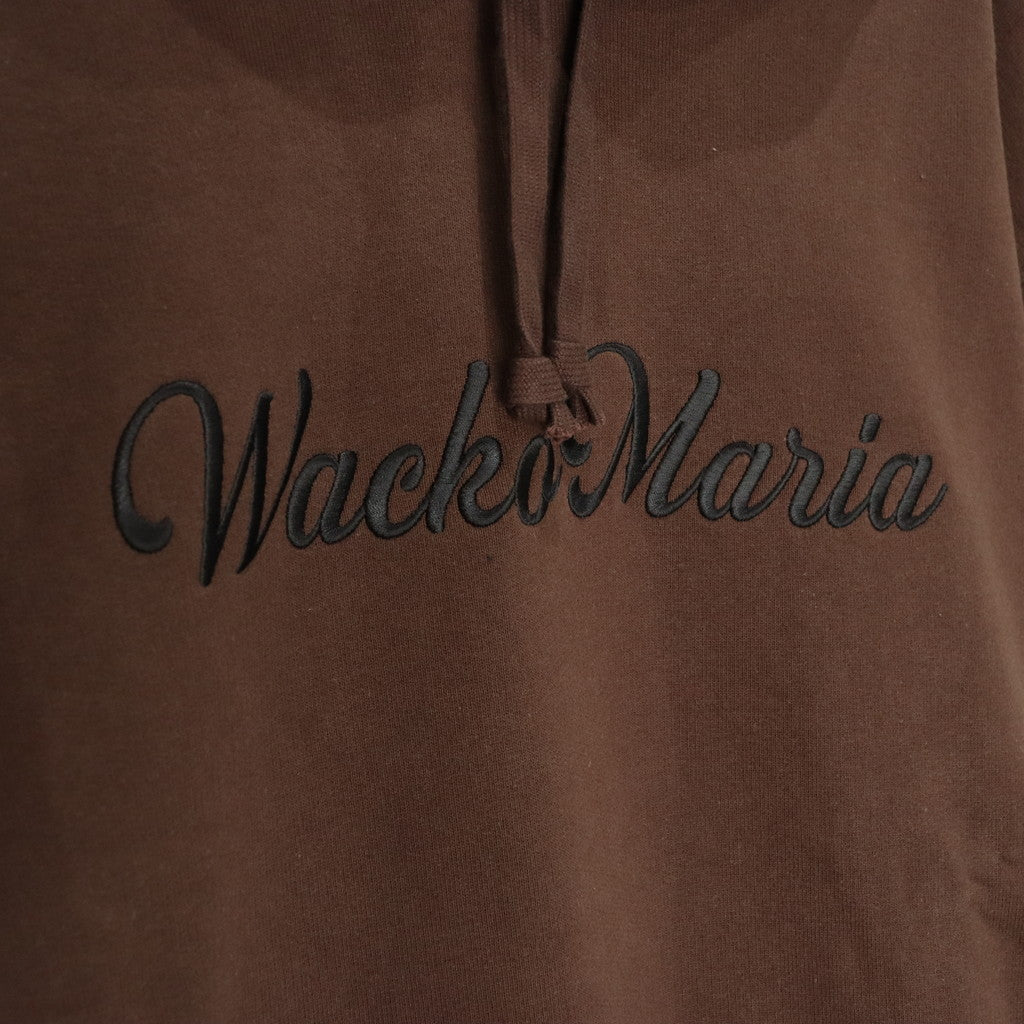 HEAVY WEIGHT PULLOVER HOODED SWEAT SHIRT -TYPE 1- #BROWN [23FW-WMC-SS01]