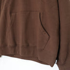 HEAVY WEIGHT PULLOVER HOODED SWEAT SHIRT -TYPE 1- #BROWN [23FW-WMC-SS01]