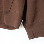 HEAVY WEIGHT PULLOVER HOODED SWEAT SHIRT -TYPE 1- #BROWN [23FW-WMC-SS01]