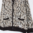 LEOPARD MOHAIR CARDIGAN -TYPE 1- #WHITE [23FW-WMK-KN13]