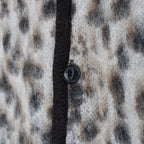 LEOPARD MOHAIR CARDIGAN -TYPE 1- #WHITE [23FW-WMK-KN13]