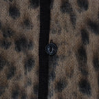 LEOPARD MOHAIR CARDIGAN -TYPE 1- #BEIGE [23FW-WMK-KN13]