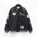 MAJESTIC | VARSITY JACKET #BLACK [23AW-FS-02/FS1281]