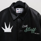 MAJESTIC | VARSITY JACKET #BLACK [23AW-FS-02/FS1281]