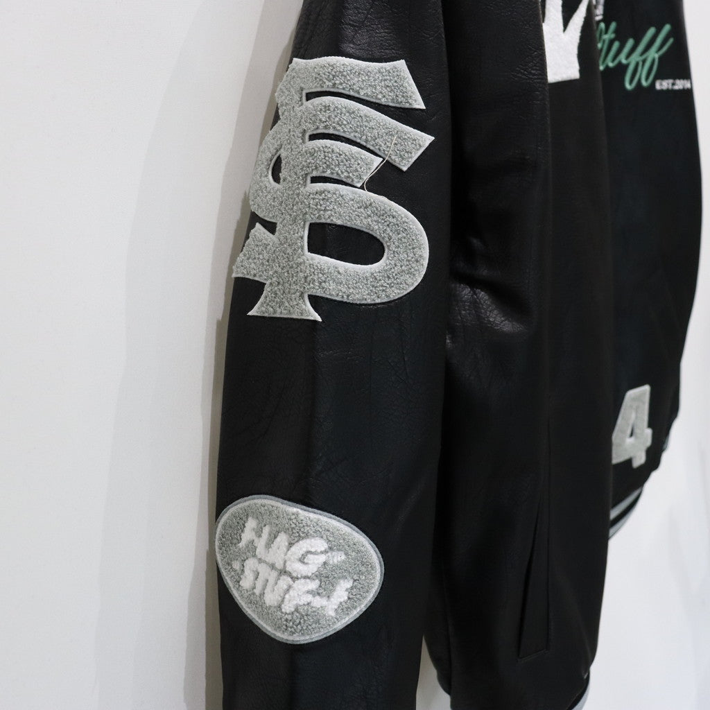 MAJESTIC | VARSITY JACKET #BLACK [23AW-FS-02/FS1281]