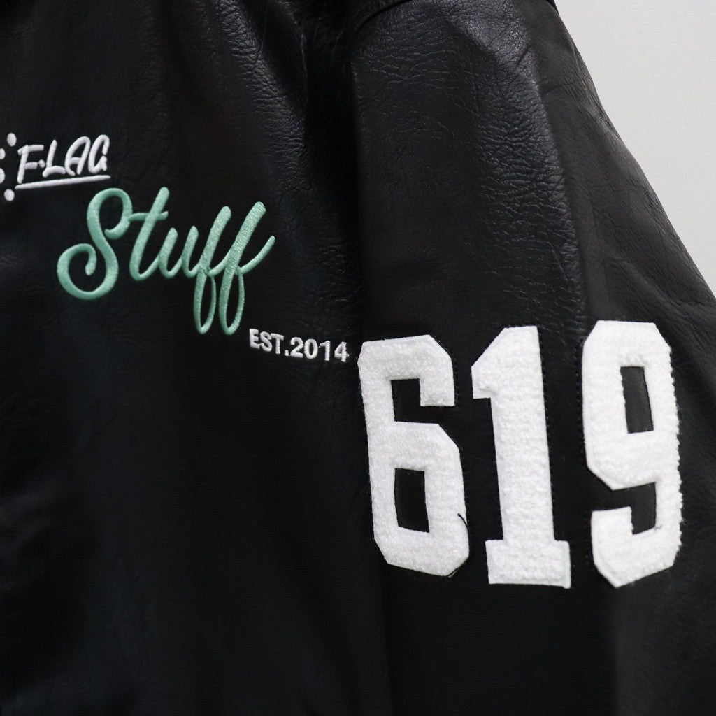 MAJESTIC | VARSITY JACKET #BLACK [23AW-FS-02/FS1281]