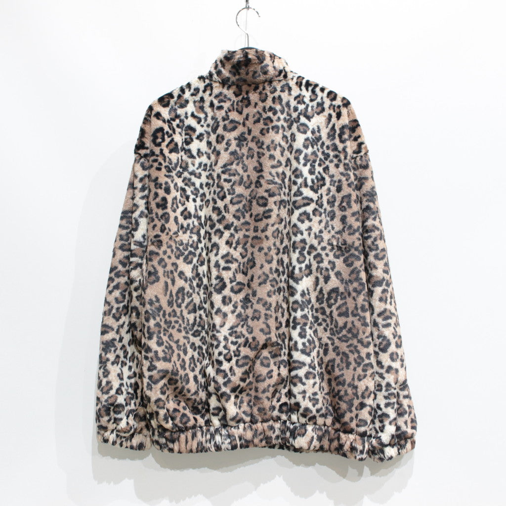 FUR LEOPARD TRACK JACKET #BEIGE [23FW-WMO-TJ04]