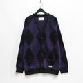 ht_DIAMOND MOHAIR CARDIGAN #PURPLE [23FW-WMK-KN19]