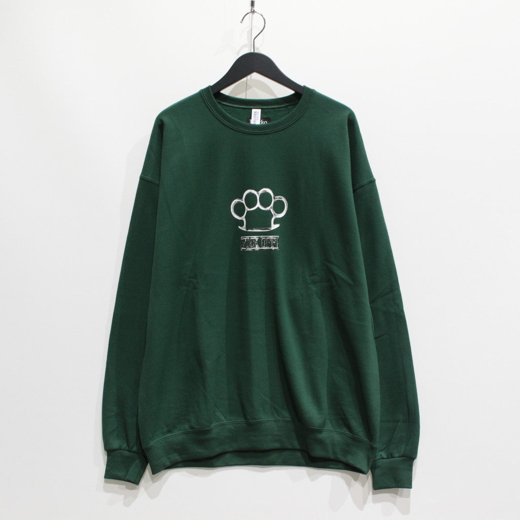 JOHNNY | CREW NECK SWEAT SHIRT #GREEN [JOHNNY-WM-SS01]