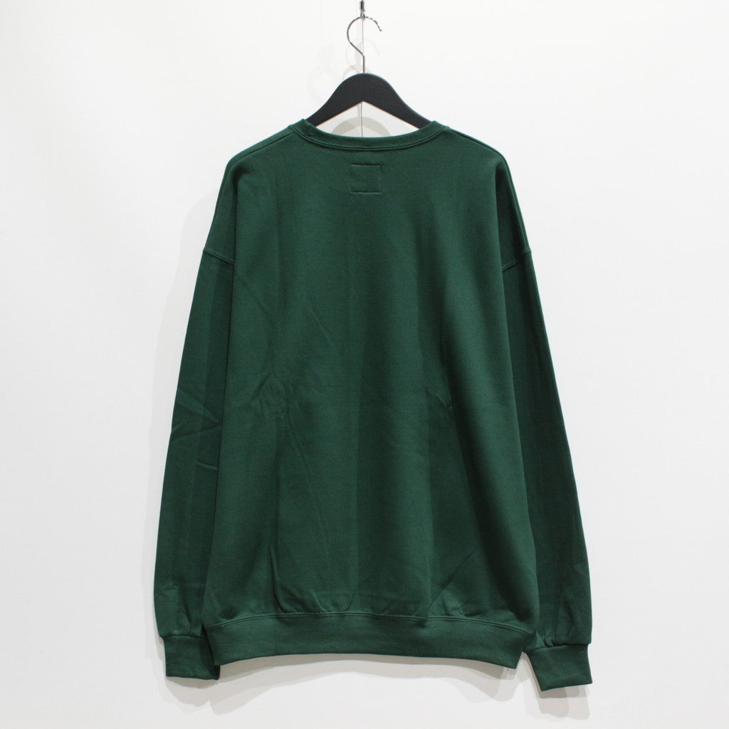 JOHNNY | CREW NECK SWEAT SHIRT #GREEN [JOHNNY-WM-SS01]