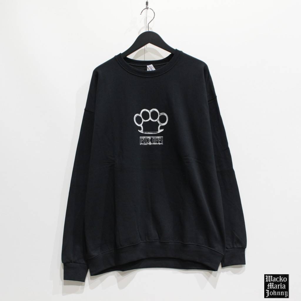 JOHNNY | CREW NECK SWEAT SHIRT #BLACK [JOHNNY-WM-SS01]