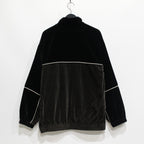 天鵝絨運動外套#黑色 [23FW-WMO-TJ02]