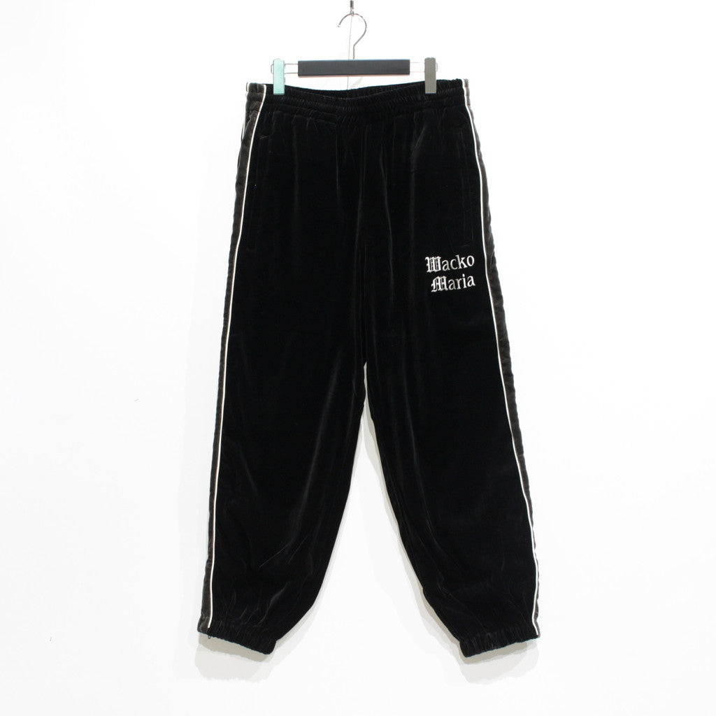 VELVET TRACK PANTS #BLACK [23FW-WMO-TP02]