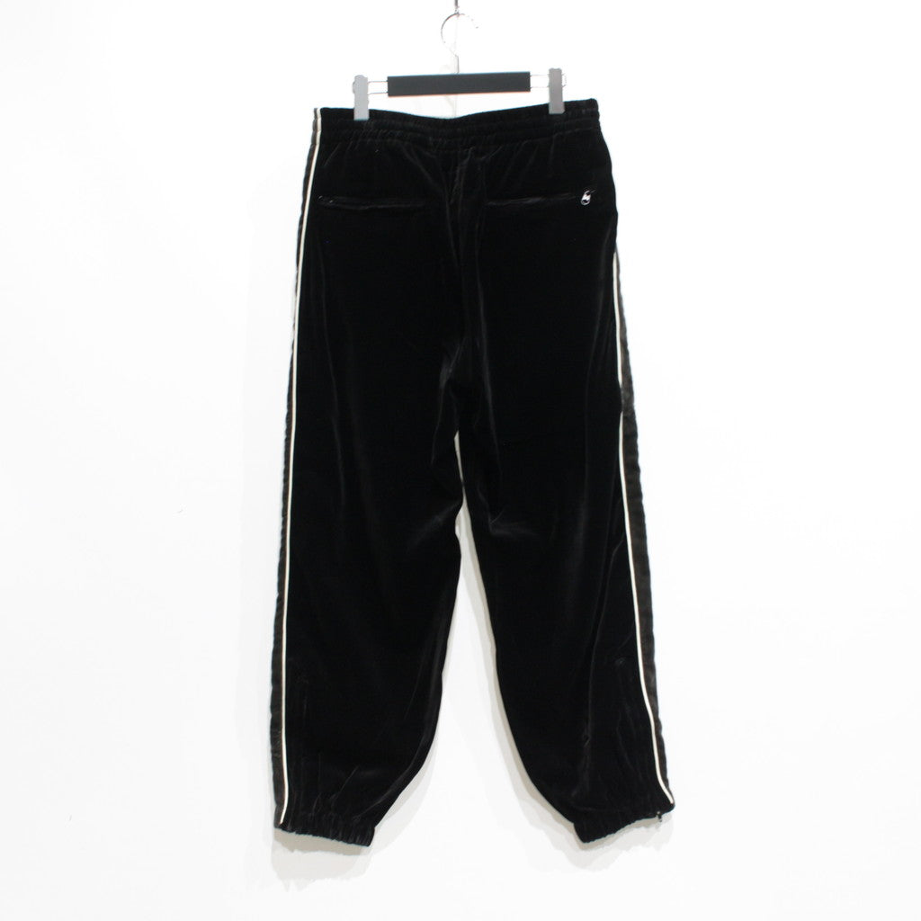 VELVET TRACK PANTS #BLACK [23FW-WMO-TP02] - cocorozashi 三重県