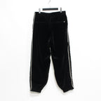 VELVET TRACK PANTS #BLACK [23FW-WMO-TP02]