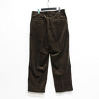 DOUBLE PLEATED CORDUROY TROUSERS #BROWN [23FW-WMP-PT02]