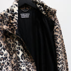 FUR LEOPARD TRACK JACKET #BEIGE [23FW-WMO-TJ04]