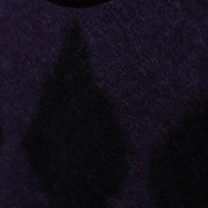 DIAMOND MOHAIR CREW NECK SWEATER #PURPLE [23FW-WMK-KN18]