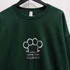 JOHNNY | CREW NECK SWEAT SHIRT #GREEN [JOHNNY-WM-SS01]