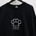 JOHNNY | CREW NECK SWEAT SHIRT #BLACK [JOHNNY-WM-SS01]