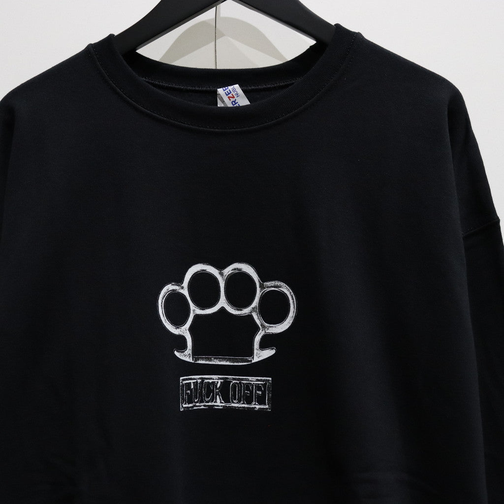 JOHNNY | CREW NECK SWEAT SHIRT #BLACK [JOHNNY-WM-SS01]
