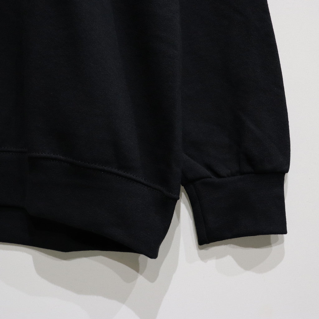 JOHNNY | CREW NECK SWEAT SHIRT #BLACK [JOHNNY-WM-SS01]
