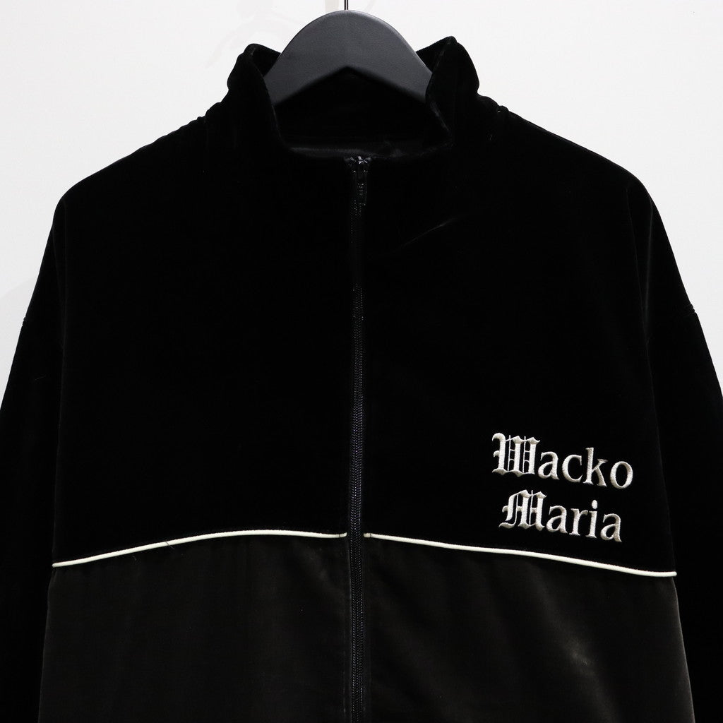 天鵝絨運動外套#黑色 [23FW-WMO-TJ02]