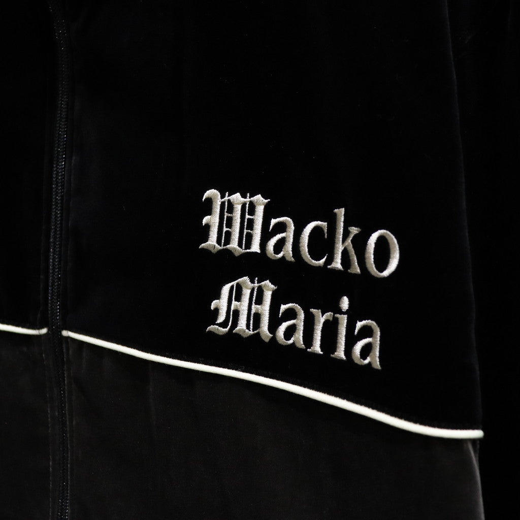 天鵝絨運動外套#黑色 [23FW-WMO-TJ02]