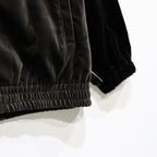 天鵝絨運動外套#黑色 [23FW-WMO-TJ02]