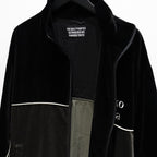 天鵝絨運動外套#黑色 [23FW-WMO-TJ02]