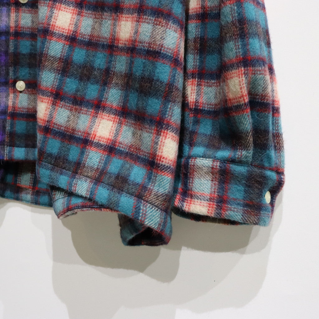 2 FACE FLANNEL SHIRT #HORNETS [23AW-MS10-024]