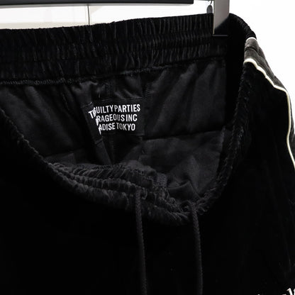 VELVET TRACK PANTS #BLACK [23FW-WMO-TP02]