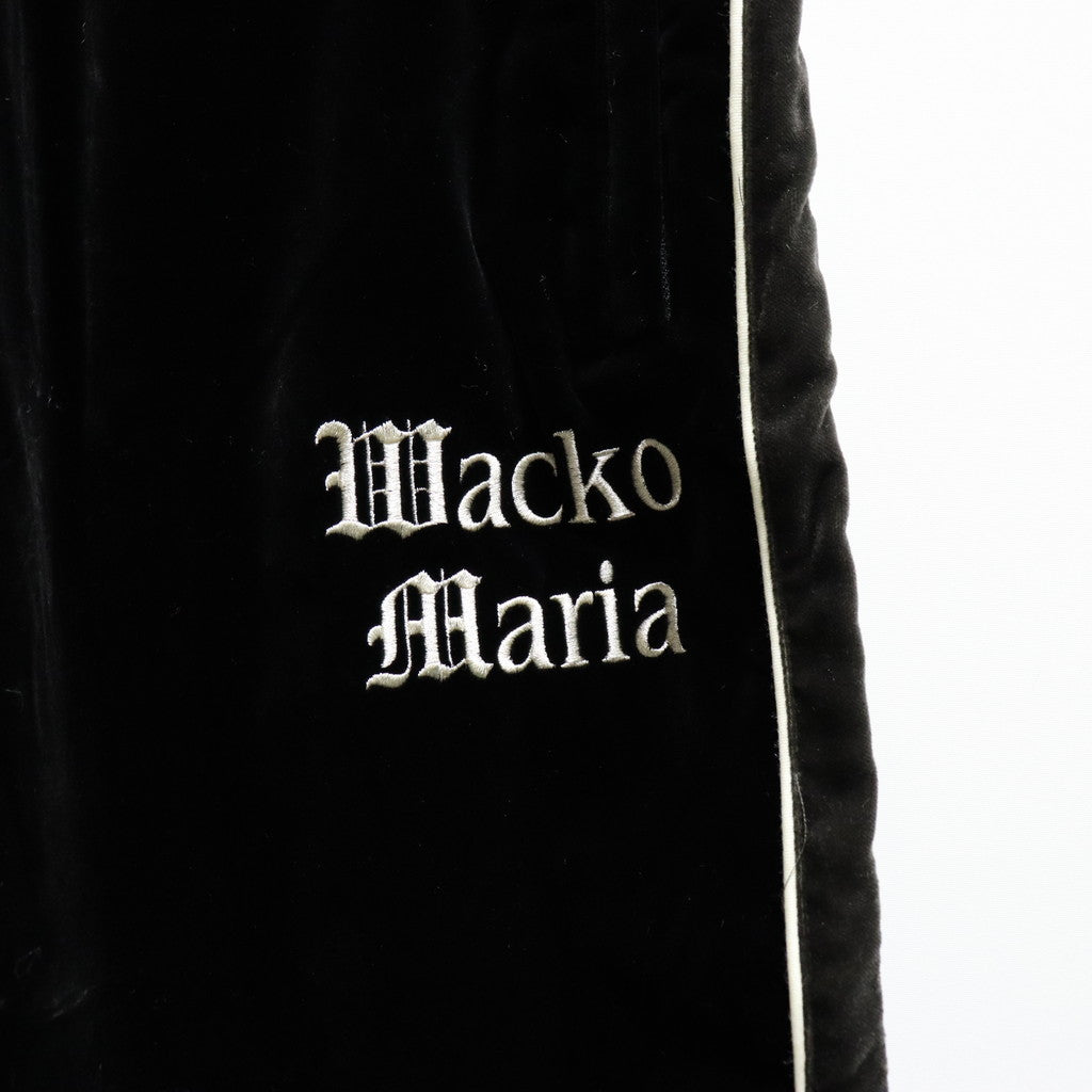 VELVET TRACK PANTS #BLACK [23FW-WMO-TP02]