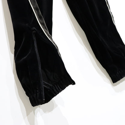 VELVET TRACK PANTS #BLACK [23FW-WMO-TP02]