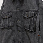 牛仔外套#黑色 [23FW-JK05]