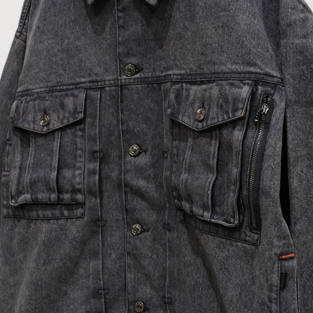 牛仔外套#黑色 [23FW-JK05]