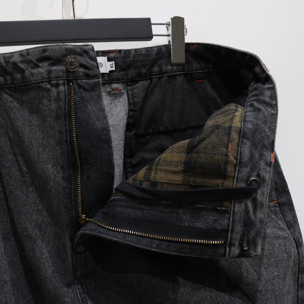 BOHEMIAN DENIM #BLACK [23FW-B02]