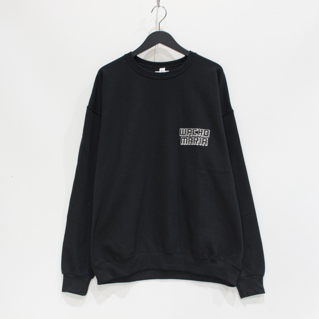 CREW NECK SWEAT SHIRT -TYPE 5- #BLACK [23FW-WMC-SS13]
