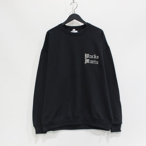 CREW NECK SWEAT SHIRT -TYPE 8- #BLACK [23FW-WMC-SS16 