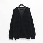 MOHAIR CARDIGAN -TYPE 1- #BLACK [23FW-WMK-KN07]