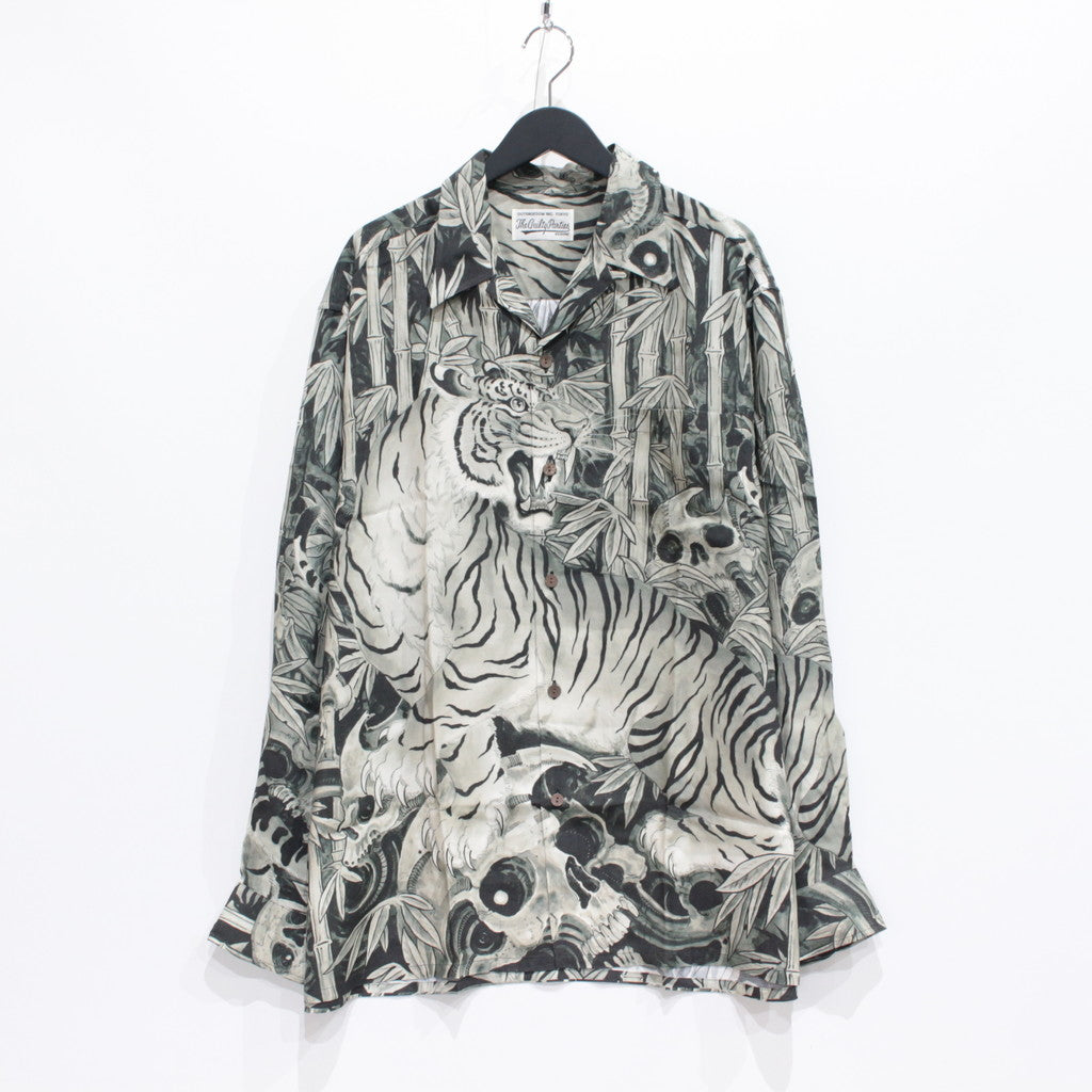 TIM LEHI | HAWAIIAN SHIRT L/S -TYPE 1- #OLIVE [23FW-WMS-HI01]