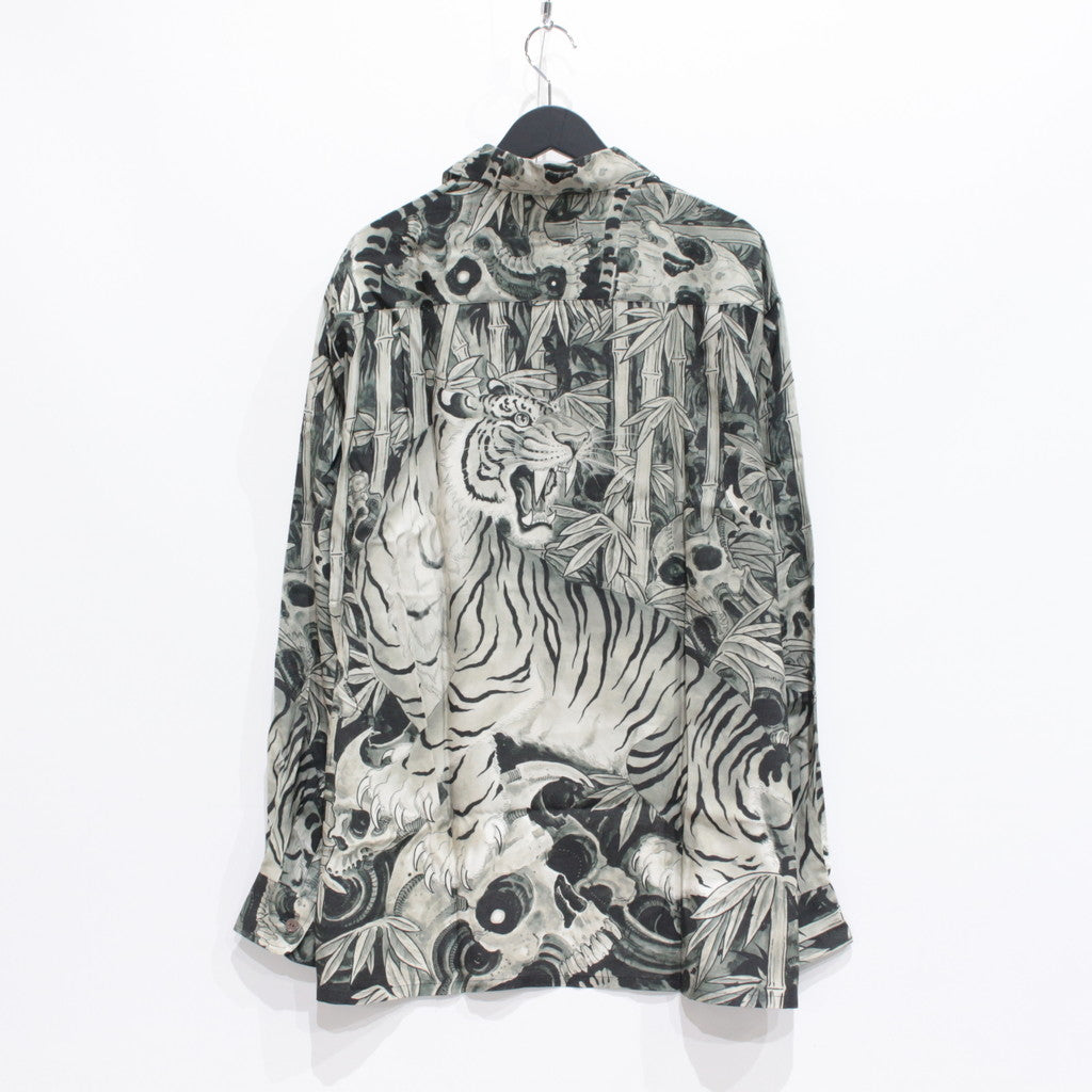TIM LEHI | HAWAIIAN SHIRT L/S -TYPE 1- #OLIVE [23FW-WMS-HI01]