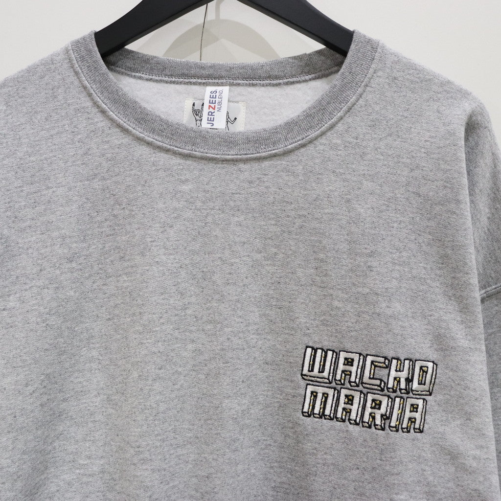 CREW NECK SWEAT SHIRT -TYPE 5- #GRAY [23FW-WMC-SS13]
