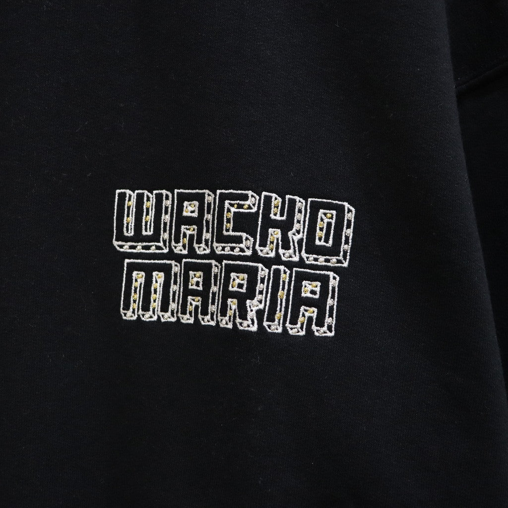 CREW NECK SWEAT SHIRT -TYPE 5- #BLACK [23FW-WMC-SS13]
