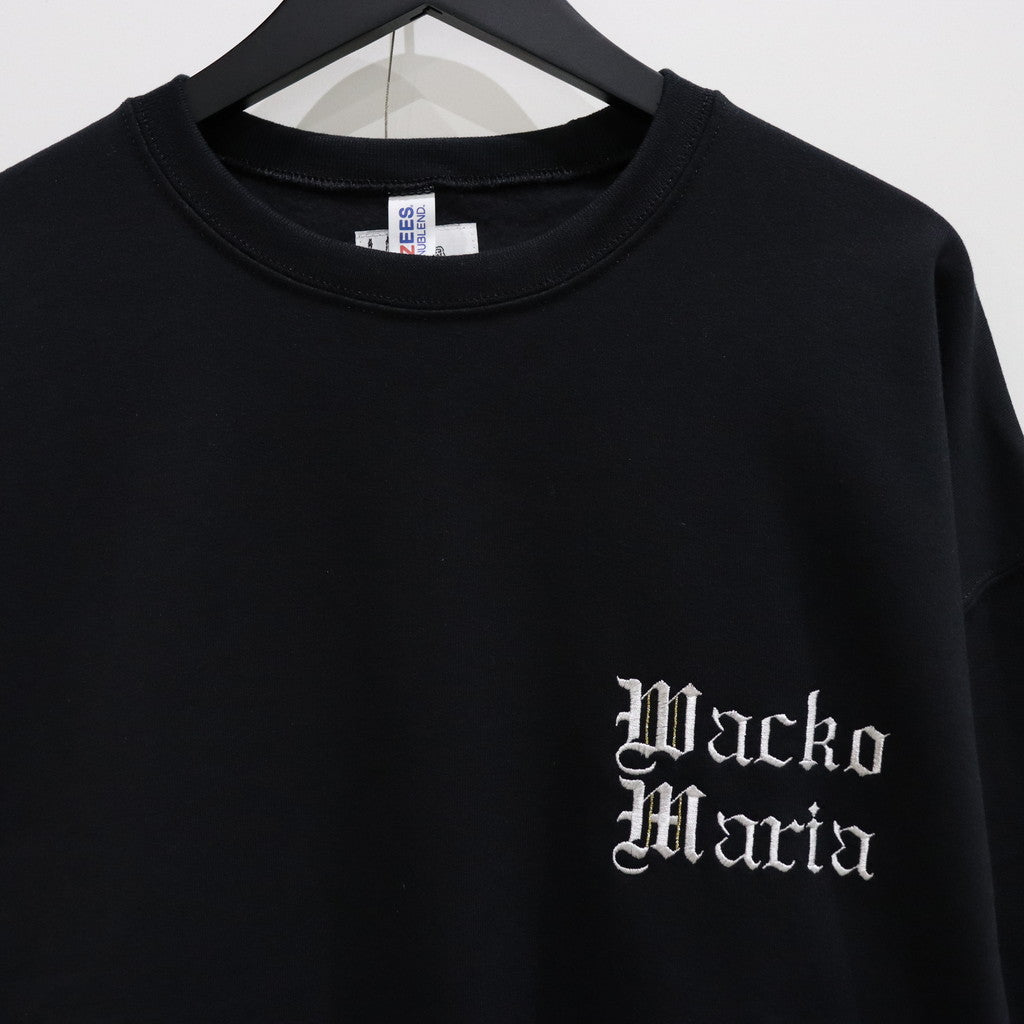 CREW NECK SWEAT SHIRT -TYPE 8- #BLACK [23FW-WMC-SS16]