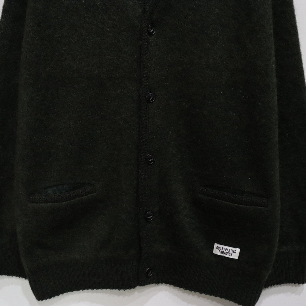MOHAIR CARDIGAN -TYPE 1- #GREEN [23FW-WMK-KN07]