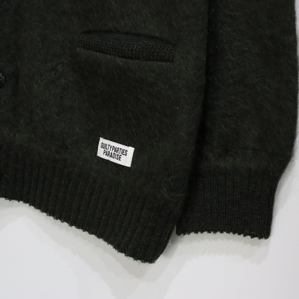 MOHAIR CARDIGAN -TYPE 1- #GREEN [23FW-WMK-KN07]
