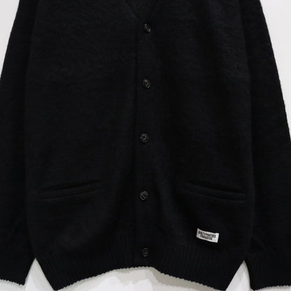 MOHAIR CARDIGAN -TYPE 1- #BLACK [23FW-WMK-KN07]